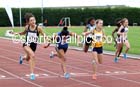 Under-17 womens 100 metres, Northern Under-15 and under-17 Championships, Wigan. Photo: David T. Hewitson/Sports for All Pics